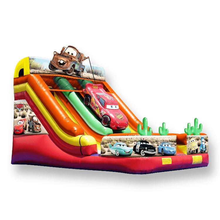 21' Cars Dual Lane Slide 21' Cars Dual Lane Slide
