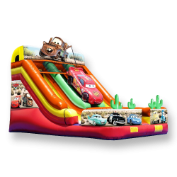 21' Cars Dual Lane Slide